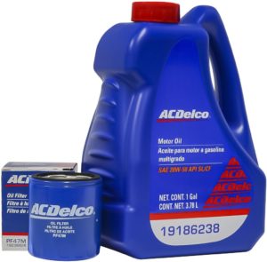 ACDelco 19251018 Kit Cambio Aceite 20W50 SL 3.78 L x4